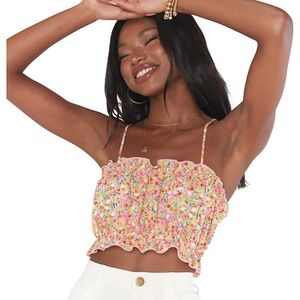 SHOW ME YOUR MUMU Dakota Top Beachy Blossom
